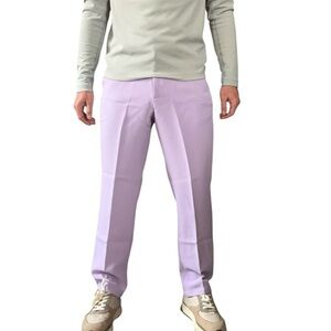 Bogey Boys Men’s The Best Pant Purple Size 30 NWOT Straight Leg Pleated